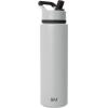 image:imageSimple Modern Water Bottle with Straw Lid  Vacuum Insulated Stainless Steel Metal  Reusable Leak Proof BPAFree Cup for School  Summit Collection  22oz ButtercupIce Gray
