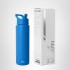 image:imageSimple Modern Water Bottle with Straw Lid  Vacuum Insulated Stainless Steel Metal  Reusable Leak Proof BPAFree Cup for School  Summit Collection  22oz ButtercupSupersonic Blue
