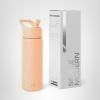 image:imageSimple Modern Water Bottle with Straw Lid  Vacuum Insulated Stainless Steel Metal  Reusable Leak Proof BPAFree Cup for School  Summit Collection  22oz ButtercupBellini