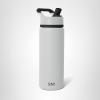 image:imageSimple Modern Water Bottle with Straw Lid  Vacuum Insulated Stainless Steel Metal  Reusable Leak Proof BPAFree Cup for School  Summit Collection  22oz ButtercupIce Gray