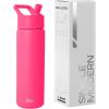 image:imageSimple Modern Water Bottle with Straw Lid  Vacuum Insulated Stainless Steel Metal  Reusable Leak Proof BPAFree Cup for School  Summit Collection  22oz ButtercupMalibu