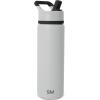image:imageSimple Modern Water Bottle with Straw Lid  Vacuum Insulated Stainless Steel Metal  Reusable Leak Proof BPAFree Cup for School  Summit Collection  22oz ButtercupIce Gray