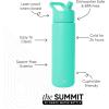 image:imageSimple Modern Water Bottle with Straw Lid  Vacuum Insulated Stainless Steel Metal  Reusable Leak Proof BPAFree Cup for School  Summit Collection  22oz ButtercupTropical Wave