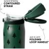 image:imageSimple Modern Kids Summit  Christmas Water Bottle with Straw Lid  Bluey 18oz Stainless Steel Cup Insulated Tumbler for Toddlers School  Holiday Gifts for Girls Boys  Bluey Holly JollyWinter Trees