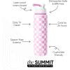 image:imageSimple Modern Summit Water Bottle with Straw Lid  Bluey 30oz Leak Proof Stainless Steel Insulated Cup  Gifts for Her Him  Bluey StripesBarbie Checkmate