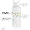 image:imageSimple Modern Summit Water Bottle with Straw Lid  Bluey 30oz Leak Proof Stainless Steel Insulated Cup  Gifts for Her Him  Bluey StripesDisney Seal of a Princess