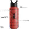 image:imageSimple Modern Summit Water Bottle with Straw Lid  Bluey 30oz Leak Proof Stainless Steel Insulated Cup  Gifts for Her Him  Bluey StripesMarvel Spider Armor