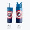 image:imageSimple Modern Summit Water Bottle with Straw Lid  Bluey 30oz Leak Proof Stainless Steel Insulated Cup  Gifts for Her Him  Bluey StripesMarvel Spider Armor