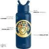 image:imageSimple Modern Summit Water Bottle with Straw Lid  Bluey 30oz Leak Proof Stainless Steel Insulated Cup  Gifts for Her Him  Bluey StripesMarvel Thanos Infinity