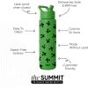 image:imageSimple Modern Summit Water Bottle with Straw Lid  Bluey 30oz Leak Proof Stainless Steel Insulated Cup  Gifts for Her Him  Bluey StripesMinecraft Creeper