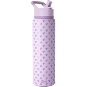 image:imageSimple Modern Summit Water Bottle with Straw Lid  Bluey 30oz Leak Proof Stainless Steel Insulated Cup  Gifts for Her Him  Bluey StripesDisney Minnie Mouse Me on Violet Breeze