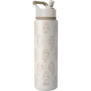 image:imageSimple Modern Summit Water Bottle with Straw Lid  Bluey 30oz Leak Proof Stainless Steel Insulated Cup  Gifts for Her Him  Bluey StripesDisney Princess Icons