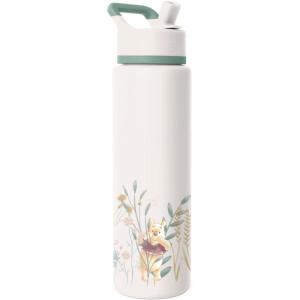 image:imageSimple Modern Summit Water Bottle with Straw Lid  Bluey 30oz Leak Proof Stainless Steel Insulated Cup  Gifts for Her Him  Bluey StripesDisney Winnie the Pooh in the Wilderness