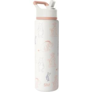 image:imageSimple Modern Summit Water Bottle with Straw Lid  Bluey 30oz Leak Proof Stainless Steel Insulated Cup  Gifts for Her Him  Bluey StripesDisney Winnie the Pooh Doodles
