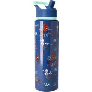 image:imageSimple Modern Summit Water Bottle with Straw Lid  Bluey 30oz Leak Proof Stainless Steel Insulated Cup  Gifts for Her Him  Bluey StripesMarvel Spiderman Mashup