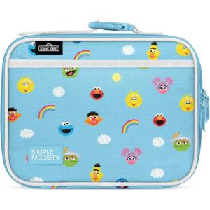 image:imageSimple Modern Marvel Kids Lunch Box for School  Reusable Insulated Lunch Bag for Toddler Girl and Boy  Exterior amp Interior Pockets  Hadley Collection  Go Spidey GoSesame Street Pals