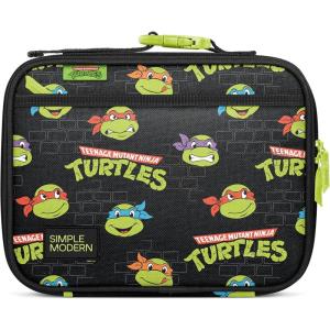 image:imageSimple Modern Marvel Kids Lunch Box for School  Reusable Insulated Lunch Bag for Toddler Girl and Boy  Exterior amp Interior Pockets  Hadley Collection  Go Spidey GoTMNT Turtles Unite