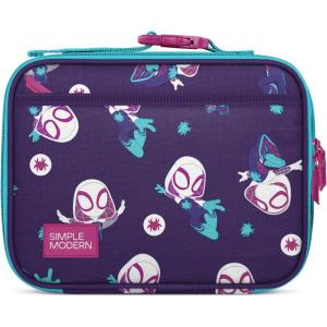 image:imageSimple Modern Marvel Kids Lunch Box for School  Reusable Insulated Lunch Bag for Toddler Girl and Boy  Exterior amp Interior Pockets  Hadley Collection  Go Spidey GoMarvel Spider Gwen