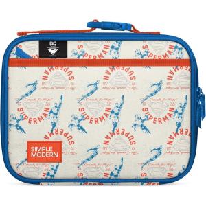image:imageSimple Modern Marvel Kids Lunch Box for School  Reusable Insulated Lunch Bag for Toddler Girl and Boy  Exterior amp Interior Pockets  Hadley Collection  Go Spidey GoDC Superman Stand for Hope