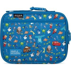 image:imageSimple Modern Marvel Kids Lunch Box for School  Reusable Insulated Lunch Bag for Toddler Girl and Boy  Exterior amp Interior Pockets  Hadley Collection  Go Spidey GoDisney Pixar Mashup on Blue
