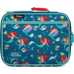 image:imageSimple Modern Marvel Kids Lunch Box for School  Reusable Insulated Lunch Bag for Toddler Girl and Boy  Exterior amp Interior Pockets  Hadley Collection  Go Spidey GoDisney Ariels Day Dream