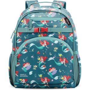 image:imageSimple Modern Medium Marvel Toddler Backpack for School Girls and Boys  Kindergarten Elementary Kids Backpack  Fletcher Collection  Kids  15 tall  Go Spidey GoDisney Ariels Day Dream
