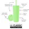 image:imageSimple Modern Insulated Tumbler with Lid and Straw  Iced Coffee Cup Reusable Stainless Steel Water Bottle Travel Mug  Gifts for Women Men Her Him  Classic Collection  24oz  Lavender MistBaja