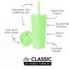 image:imageSimple Modern Insulated Tumbler with Lid and Straw  Iced Coffee Cup Reusable Stainless Steel Water Bottle Travel Mug  Gifts for Women Men Her Him  Classic Collection  24oz  Lavender MistBaja