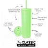 image:imageSimple Modern Insulated Tumbler with Lid and Straw  Iced Coffee Cup Reusable Stainless Steel Water Bottle Travel Mug  Gifts for Women Men Her Him  Classic Collection  24oz  Lavender MistBaja