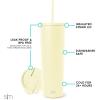 image:imageSimple Modern Insulated Tumbler with Lid and Straw  Iced Coffee Cup Reusable Stainless Steel Water Bottle Travel Mug  Gifts for Women Men Her Him  Classic Collection  24oz  Lavender MistButtercup