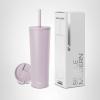 image:imageSimple Modern Insulated Tumbler with Lid and Straw  Iced Coffee Cup Reusable Stainless Steel Water Bottle Travel Mug  Gifts for Women Men Her Him  Classic Collection  24oz  Lavender MistLavender Mist