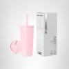 image:imageSimple Modern Insulated Tumbler with Lid and Straw  Iced Coffee Cup Reusable Stainless Steel Water Bottle Travel Mug  Gifts for Women Men Her Him  Classic Collection  24oz  Lavender MistBlush