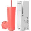 image:imageSimple Modern Insulated Tumbler with Lid and Straw  Iced Coffee Cup Reusable Stainless Steel Water Bottle Travel Mug  Gifts for Women Men Her Him  Classic Collection  24oz  Lavender MistHonolulu