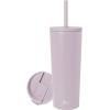 image:imageSimple Modern Insulated Tumbler with Lid and Straw  Iced Coffee Cup Reusable Stainless Steel Water Bottle Travel Mug  Gifts for Women Men Her Him  Classic Collection  24oz  Lavender MistLavender Mist