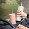 image:imageSimple Modern Insulated Tumbler with Lid and Straw  Iced Coffee Cup Reusable Stainless Steel Water Bottle Travel Mug  Gifts for Women Men Her Him  Classic Collection  24oz  Lavender MistSea Glass Sage