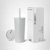 image:imageSimple Modern Insulated Tumbler with Lid and Straw  Iced Coffee Cup Reusable Stainless Steel Water Bottle Travel Mug  Gifts for Women Men Her Him  Classic Collection  24oz  Lavender MistIce Gray