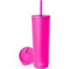 image:imageSimple Modern Insulated Tumbler with Lid and Straw  Iced Coffee Cup Reusable Stainless Steel Water Bottle Travel Mug  Gifts for Women Men Her Him  Classic Collection  24oz  Lavender MistRaspberry Vibes