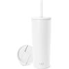image:imageSimple Modern Insulated Tumbler with Lid and Straw  Iced Coffee Cup Reusable Stainless Steel Water Bottle Travel Mug  Gifts for Women Men Her Him  Classic Collection  24oz  Lavender MistWinter White