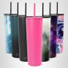 image:imageSimple Modern Insulated Tumbler with Lid and Straw  Iced Coffee Cup Reusable Stainless Steel Water Bottle Travel Mug  Gifts for Women Men Her Him  Classic Collection  24oz  Lavender MistRaspberry Vibes