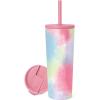 image:imageSimple Modern Insulated Tumbler with Lid and Straw  Iced Coffee Cup Reusable Stainless Steel Water Bottle Travel Mug  Gifts for Women Men Her Him  Classic Collection  24oz  Lavender MistPattern Kaleidoscope