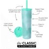 image:imageSimple Modern Insulated Tumbler with Lid and Straw  Iced Coffee Cup Reusable Stainless Steel Water Bottle Travel Mug  Gifts for Women Men Her Him  Classic Collection  24oz  Lavender MistPattern Ocean Tide