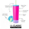image:imageSimple Modern Insulated Tumbler with Lid and Straw  Iced Coffee Cup Reusable Stainless Steel Water Bottle Travel Mug  Gifts for Women Men Her Him  Classic Collection  24oz  Lavender MistMultiColor 80s Mix
