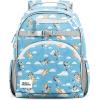 image:imageSimple Modern Medium Disney Toddler Backpack for School Girls and Boys  Kindergarten Elementary Kids Backpack  Fletcher Collection  Kids  15 tall  The Little Mermaid Ariels TreasuresBluey Sky