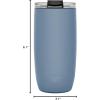 image:imageSimple Modern Travel Coffee Mug Tumbler with Flip Lid  Reusable Insulated Stainless Steel Cold Brew Iced Coffee Cup Thermos  Gifts for Women Men Him Her  Voyager Collection  16oz  Midnight Black  with Flip Lid Reusable Insulated Cold Brew Iced Coffee Cup ThermosBlue Dune