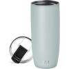image:imageSimple Modern Travel Coffee Mug Tumbler with Flip Lid  Reusable Insulated Stainless Steel Cold Brew Iced Coffee Cup Thermos  Gifts for Women Men Him Her  Voyager Collection  16oz  Midnight Black  with Flip Lid Reusable Insulated Cold Brew Iced Coffee Cup ThermosSea Glass Sage