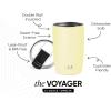 image:imageSimple Modern Travel Coffee Mug Tumbler with Flip Lid  Reusable Insulated Stainless Steel Cold Brew Iced Coffee Cup Thermos  Gifts for Women Men Him Her  Voyager Collection  16oz  Midnight Black  with Flip Lid Reusable Insulated Cold Brew Iced Coffee Cup ThermosButtercup
