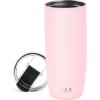 image:imageSimple Modern Travel Coffee Mug Tumbler with Flip Lid  Reusable Insulated Stainless Steel Cold Brew Iced Coffee Cup Thermos  Gifts for Women Men Him Her  Voyager Collection  16oz  Midnight Black  with Flip Lid Reusable Insulated Cold Brew Iced Coffee Cup ThermosBlush