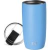 image:imageSimple Modern Travel Coffee Mug Tumbler with Flip Lid  Reusable Insulated Stainless Steel Cold Brew Iced Coffee Cup Thermos  Gifts for Women Men Him Her  Voyager Collection  16oz  Midnight Black  with Flip Lid Reusable Insulated Cold Brew Iced Coffee Cup ThermosSnow Day