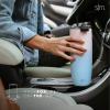 image:imageSimple Modern Travel Coffee Mug Tumbler with Flip Lid  Reusable Insulated Stainless Steel Cold Brew Iced Coffee Cup Thermos  Gifts for Women Men Him Her  Voyager Collection  16oz  Midnight Black  with Flip Lid Reusable Insulated Cold Brew Iced Coffee Cup ThermosRose Gold