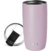 image:imageSimple Modern Travel Coffee Mug Tumbler with Flip Lid  Reusable Insulated Stainless Steel Cold Brew Iced Coffee Cup Thermos  Gifts for Women Men Him Her  Voyager Collection  16oz  Midnight Black  with Flip Lid Reusable Insulated Cold Brew Iced Coffee Cup ThermosLavender Mist